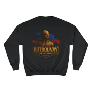 R3TROUVAY Statue Bust Sweatshirt | Retro Emblem Crewneck