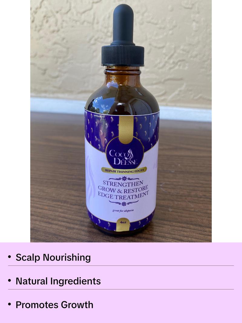 Strengthen,Grow & Restore Edge Treatment. Revitalize and Stimulate Healthy Hair Growth