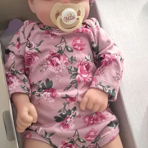 Babeside 20 Inch 8 Piece Baby Doll Set, Lifelike Newborn Doll, Unisex Fabric Body & Vinyl Limbs, Gift Box Included, Perfect for Christmas New Year Birthday Gifts