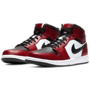 Jordan 1 Mid Chicago Toe Men's 554724-069 & GS 554725-069 New