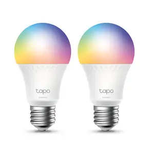 TP-Link & Tapo L535E(2-Pack) Smart WiFi Light Bulbs, 1100 Lumens High Brightness (75W Equivalent), Matter-Certified, 16M Colors WiFi Light Bulb, Dimmable, Alexa & Google Compatible  Rgb Colorful Led  #SummerWins #DealsForYouDays