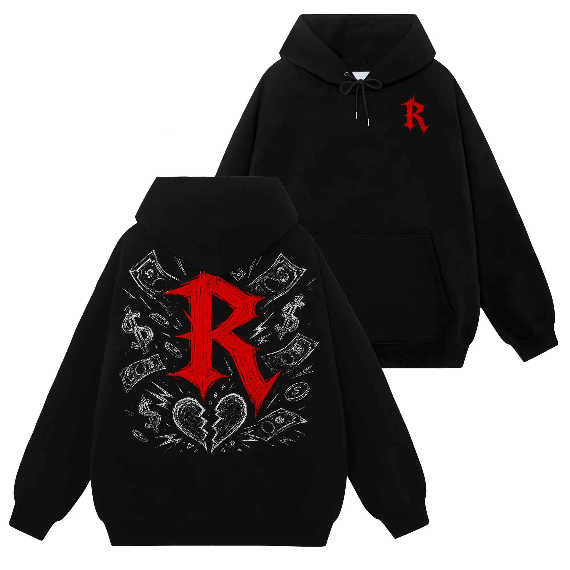 Vintage Fuerza Regida Love And Money #185 Graphic T-Shirt Sweatshirt Hoodie, Tatino Streetwear Fashion, Regional Mexicano Shirt, Fuerza Regida Merch, Menswear Top Y2K Mexico, Pepper Comfort Colors