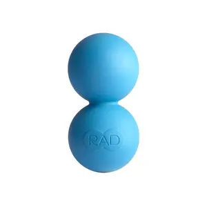 RAD Peanut Massage Ball –  Yoga Deep Tissue Roller Ball – Myofascial Release for Back, Neck, Feet, Psoas & Spine – Suboccipital & Thoracic Trigger Point