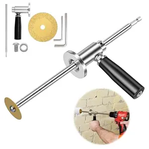 Stainless Inside PVC Pipe Cutter with Diamond Grinding Wheel, 7-Inch Adjustable Cutting Depth, Fits 1 inch to 8 inches PVC Pipe - Includes Cutting Blade，Guide Bar and Handle