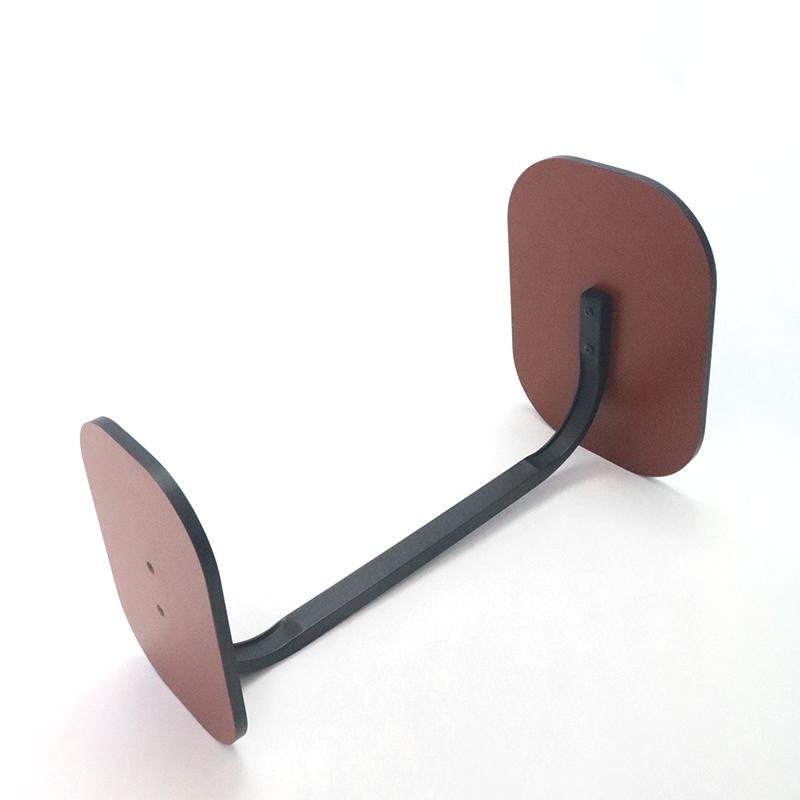 Black Marble Rectangular Side Table Sleek Compact Lightweight Easy to Move for Living Room Bedroom Couch Sofa Nightstand Versatile Home Accent