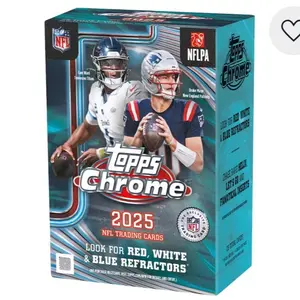 Topps chrome nfl 2025 blaster box