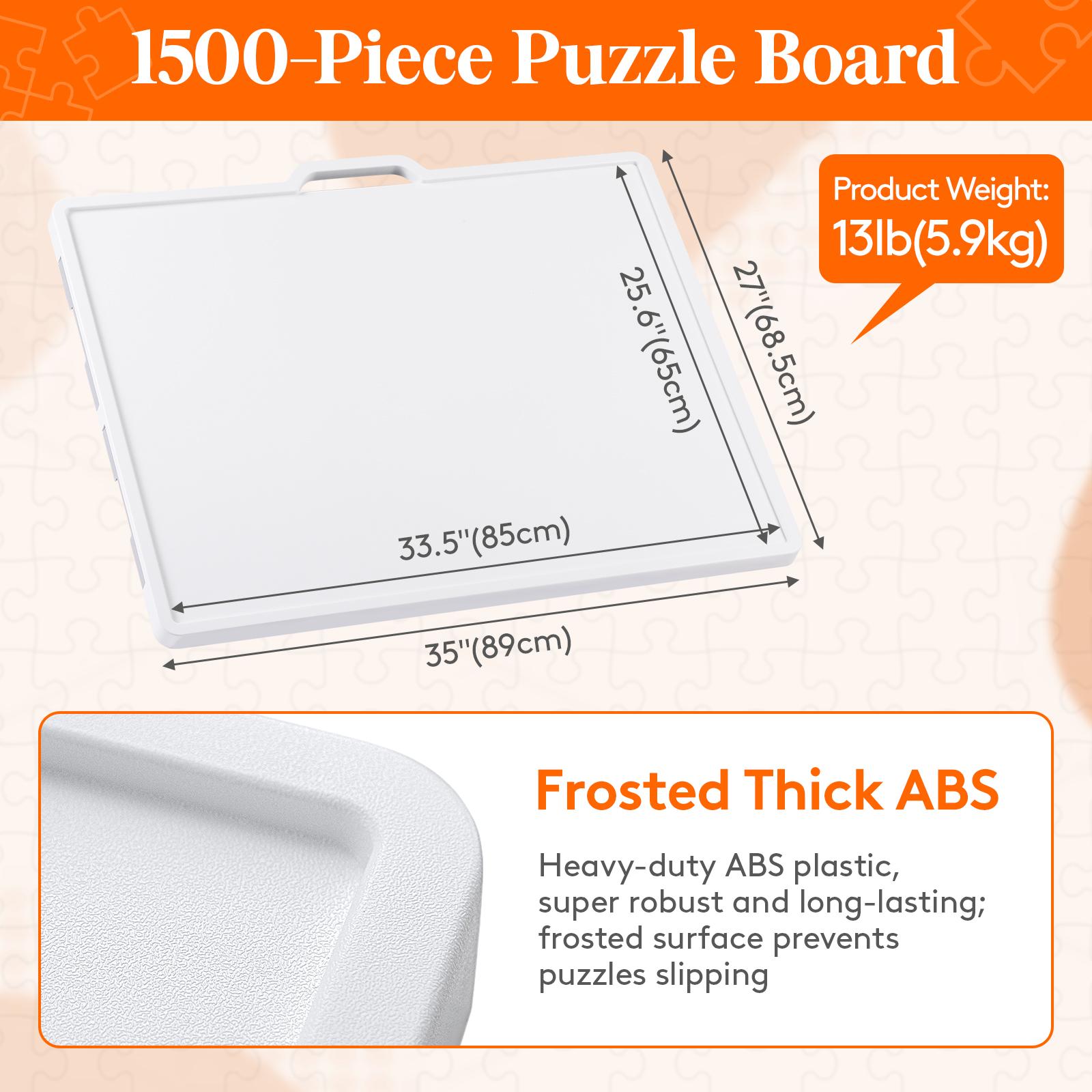 Lifewit 1500-Piece Jigsaw Puzzle Board with Drawers – Multiple Options: Rotating, Tilting, Adjustable Height, Ideal Gift for Puzzle Lovers Lifewit 1500-Piece Jigsaw Puzzle Board with Drawers – Multiple Options: Rotating, Tilting, Adjustable Height, Ideal Gift for Puzzle Lovers