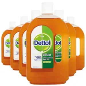 6 Packs Dettol 750ML EACH - Exp-2026FAST SECURED SHIPPING, Dettol Antiseptic Liquid for multiple uses Household