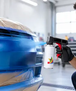 Universal Aerosol Spray Can Trigger Handle - Reusable Full Grip Paint Sprayer Converter for Automotive, Furniture, Graffiti & All DIY Projects, Consistent Spray Control Reduces Hand Strain