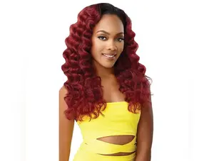 Outre Converti-Cap Synthetic Half Wig - Cascade Queen