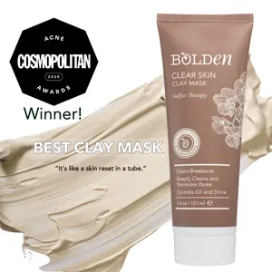 Bolden Clay Mask | Sulfur & Willow Bark Acne Treatment for Clear Skin