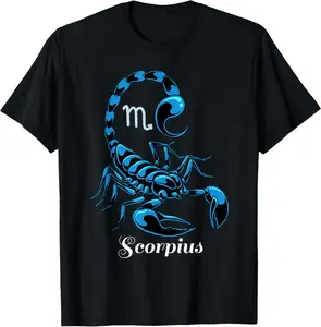 100% Cotton Star Zodiac Sign Scorpio Shirt October November Birthday T-Shirt