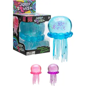 Jellyfish Design Squeeze Stress Ball, Fidget Stress Ball, Ice Squeeze Cube—Drop Malt Sugar Balls: Sensory Toys for Anxiety and Stress