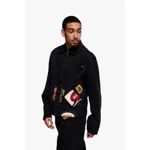 Foreign Black Workwear Jacket