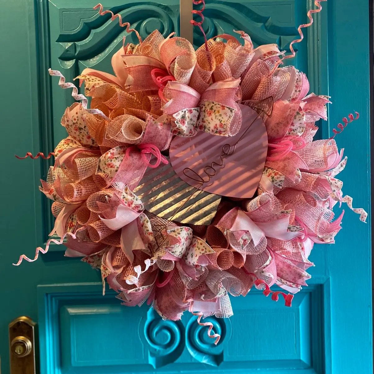 Pink Valentine's Wreath - Perfect for Valentine's Day