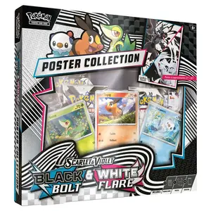 Pokemon Scarlet & Violet 10.5 Unova Poster Collection (4-packs inside)