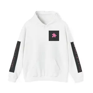 Unisex Heavy Puzzle Piece Hooded Sweatshirt