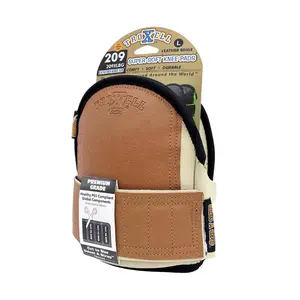 TROXELL USA SuperSoft Leatherhead Kneepads - (Large Size / Bagged in Pairs)