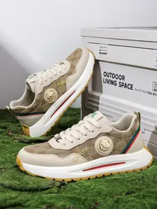 Men's Fall New Breathable Mesh Casual Running Sneakers, Lightweight Luxury High-End Design, Comfortable Low Top Shoes for Daily Wear