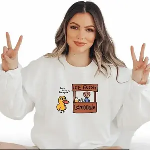 Got any grapes sweatshirt, the duck song sweat, duck sweat, funny sweatshirt, funny gifts
