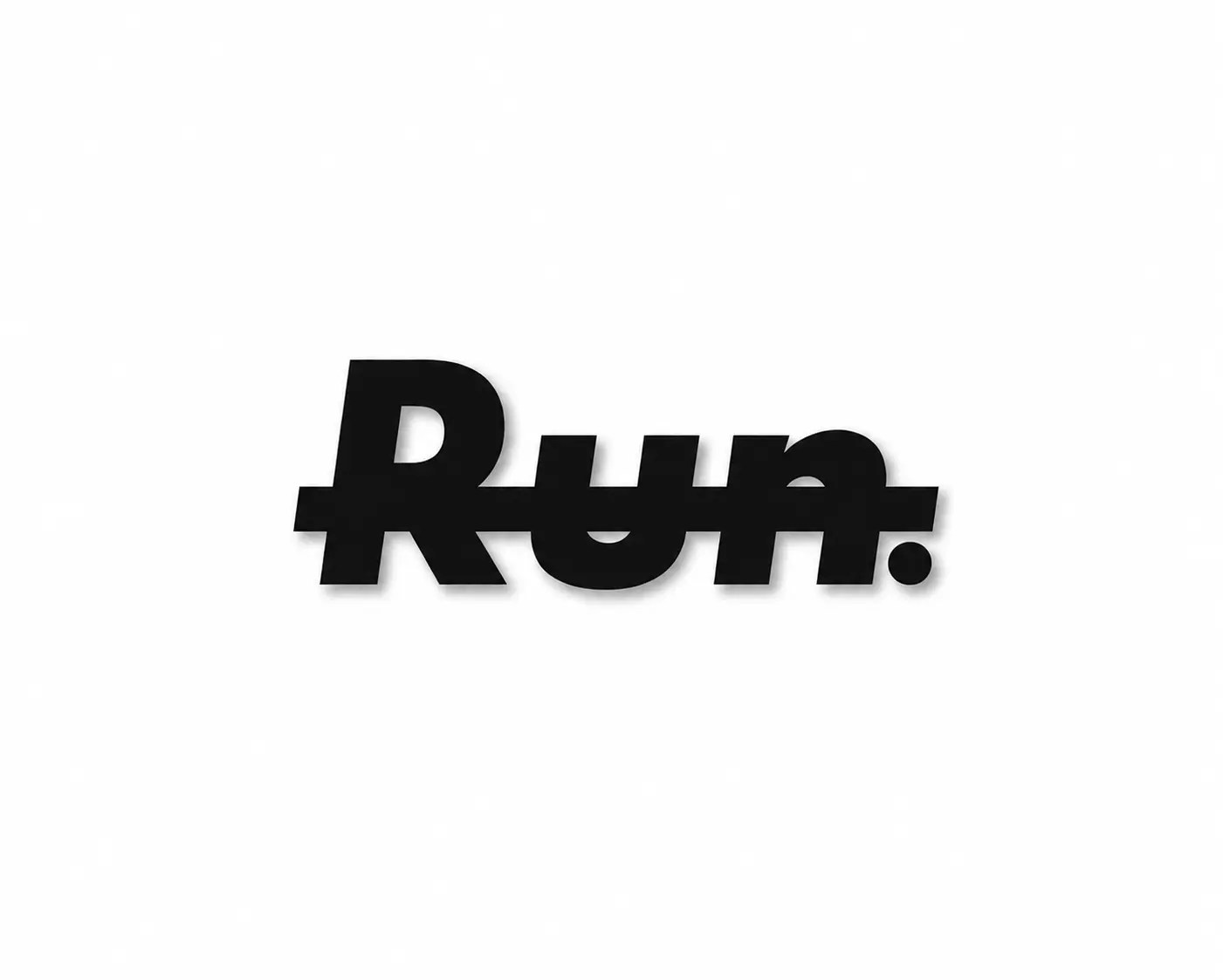 RUN Decal 2-Pack For Car Enthusiasts High-Quality Automotive Exterior Accessory