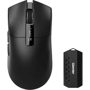 Wireless Gaming Mouse Sensor 30000 DPI 8000Hz Polling Rate Ultra Lightweight 68g RGB Ergonomic Esports Mouse with Programmable Buttons Tri Mode