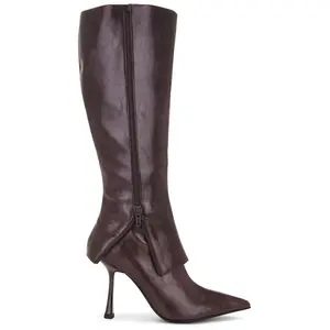 RAYE Eden Overlay Boot in Chocolate Brown