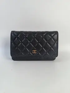 Pre-owned CHANEL leather Shoulder Bags Classic Wallet On Chain XP 02092(BF 12Z) bp