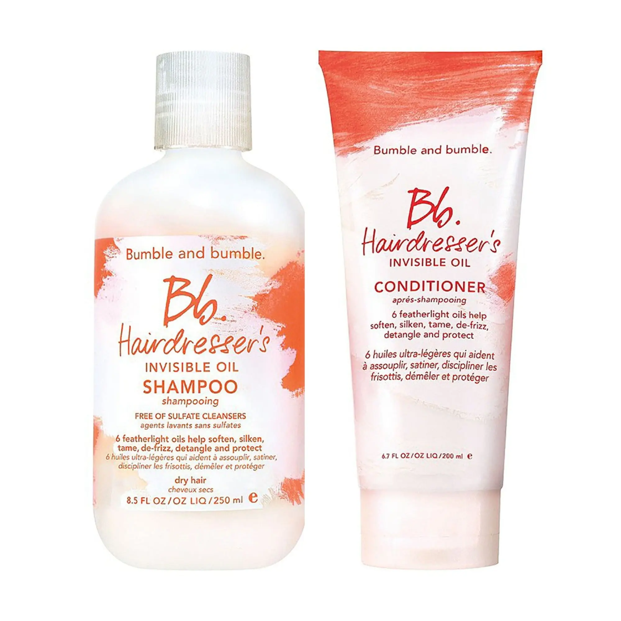 Bumble and bumble Hairdresser's Invisible Oil Shampoo 8oz and Conditioner 6.7oz-DUO ($73 Value) Bumble and bumble Hairdresser's Invisible Oil Shampoo 8oz and Conditioner 6.7oz-DUO ($73 Value)