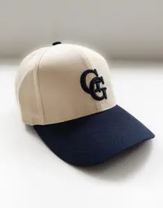 GG Baseball Cap – Navy & Crème