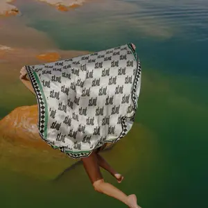Green STMT Silk Scarf - Fashion Statement Accessory
