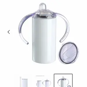 Stainless Steel Sippy Cup with interchangeable lid and straw