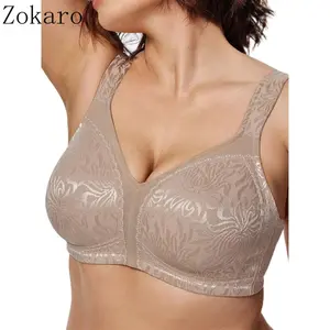 Elegant Plus Size Bra for Women - No Padding, Underwire-Free Comfort, Soft Breathable Fabric, Ideal for Daily Wear, Casual Outfits, Cozy Loungewear, Perfect for Every Season Womenswear Basic