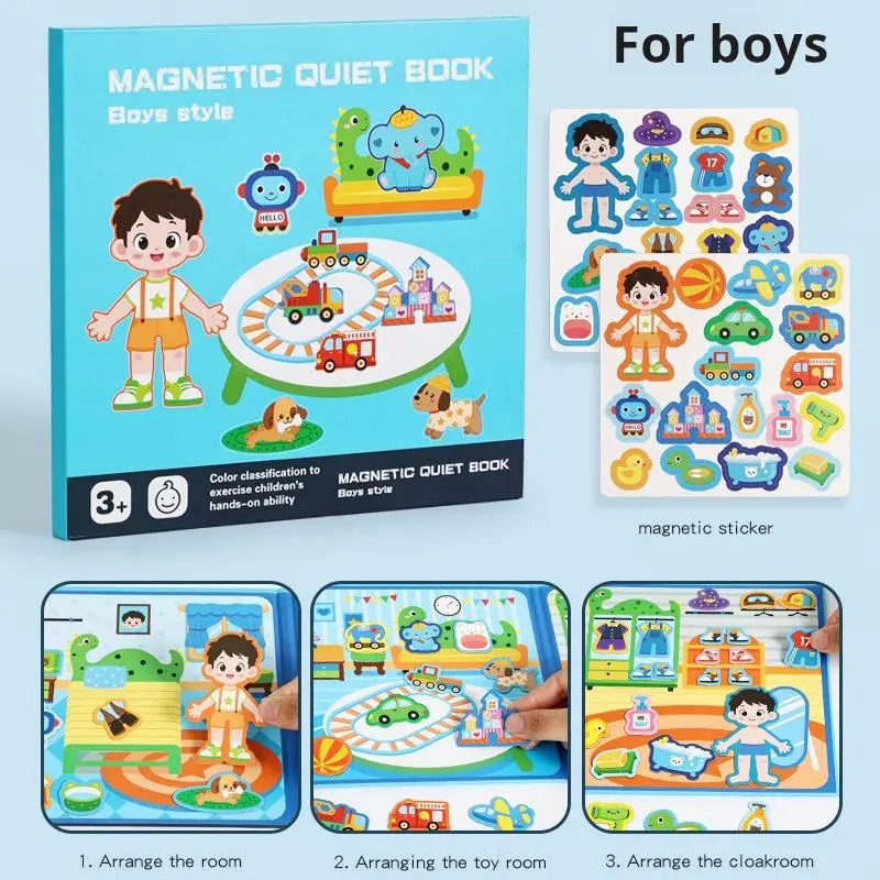 Boys' scene-themed design