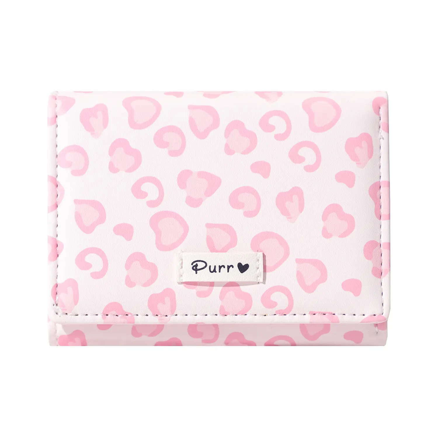 Cute Leopard Prints Wallet for Women Girls