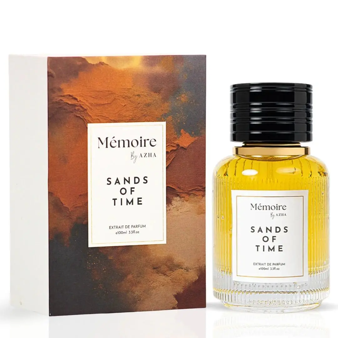 INTENSE OUD Sands of Time Extrait de Parfum Spray - 100ml (3.3 Oz) Memoire Collection by Azha, Elegant Scent EDP Perfume, Long-Lasting Fragrances in Spray Bottle