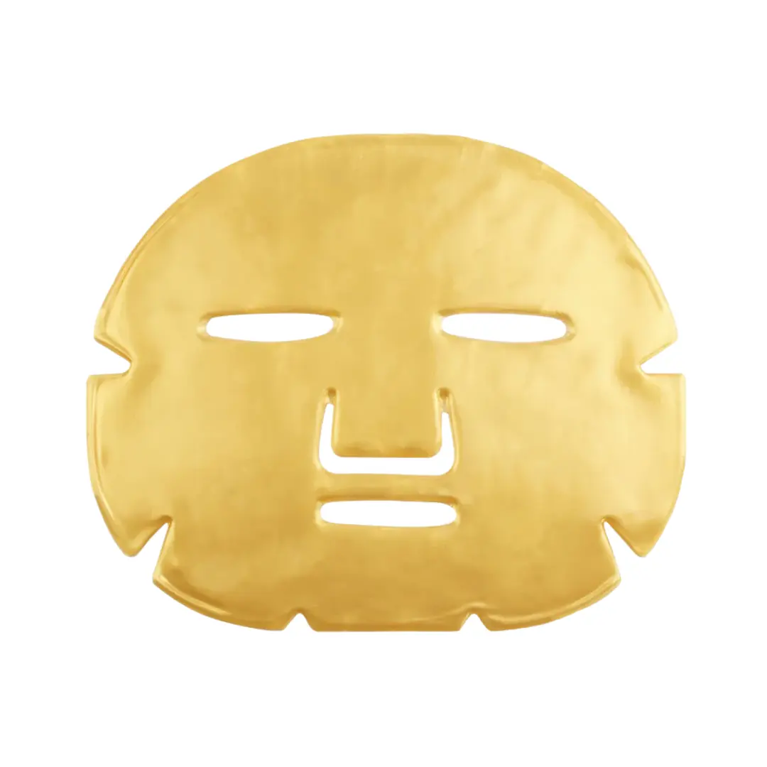 Glo24K Gold-and-Collagen Facial Mask, Pack of 5