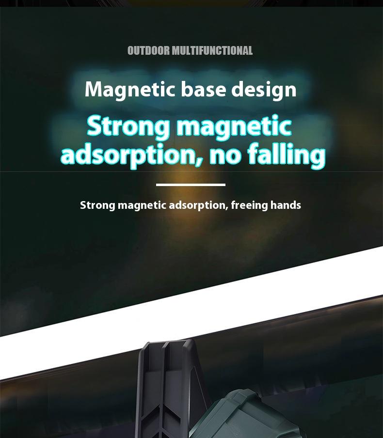 WorkLight Camping Light With Built-in Power Supply, Type-C Rechargeable, Outdoor Light, Multiple Light Sources, Dimming, Emergency Transition, Rainbow Cycle Multi-functional Flashlight.