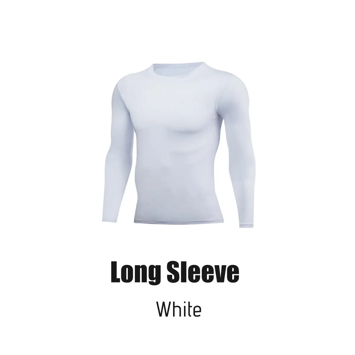 Men's PSYCHE Compression Shirt Long Sleeve Workout Gym T-Shirt Running Top Cool Dry Sports Base Layer Undershirt, Sweat-Wicking Ultra-Breathable Muscle Support