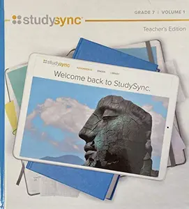 USED-StudySync, Teacher's Edition, Grade 7 Volume 1, c. 2020 9781949739244, 1949739244 by StudySync (Hardcover)