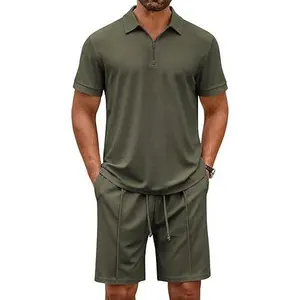 COOFANDY Men's Polo Shirt and Shorts Set 2 Piece Outfits Fashion Summer Casual Tracksuits COOFANDY Men's Polo Shirt and Shorts Set 2 Piece Outfits Fashion Summer Casual Tracksuits