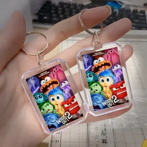 Keychain with Animated Emotions, Cute Accessory for Backpack, Handbag, High-Quality Acrylic, Unique and Durable Design, Perfect Gift Idea