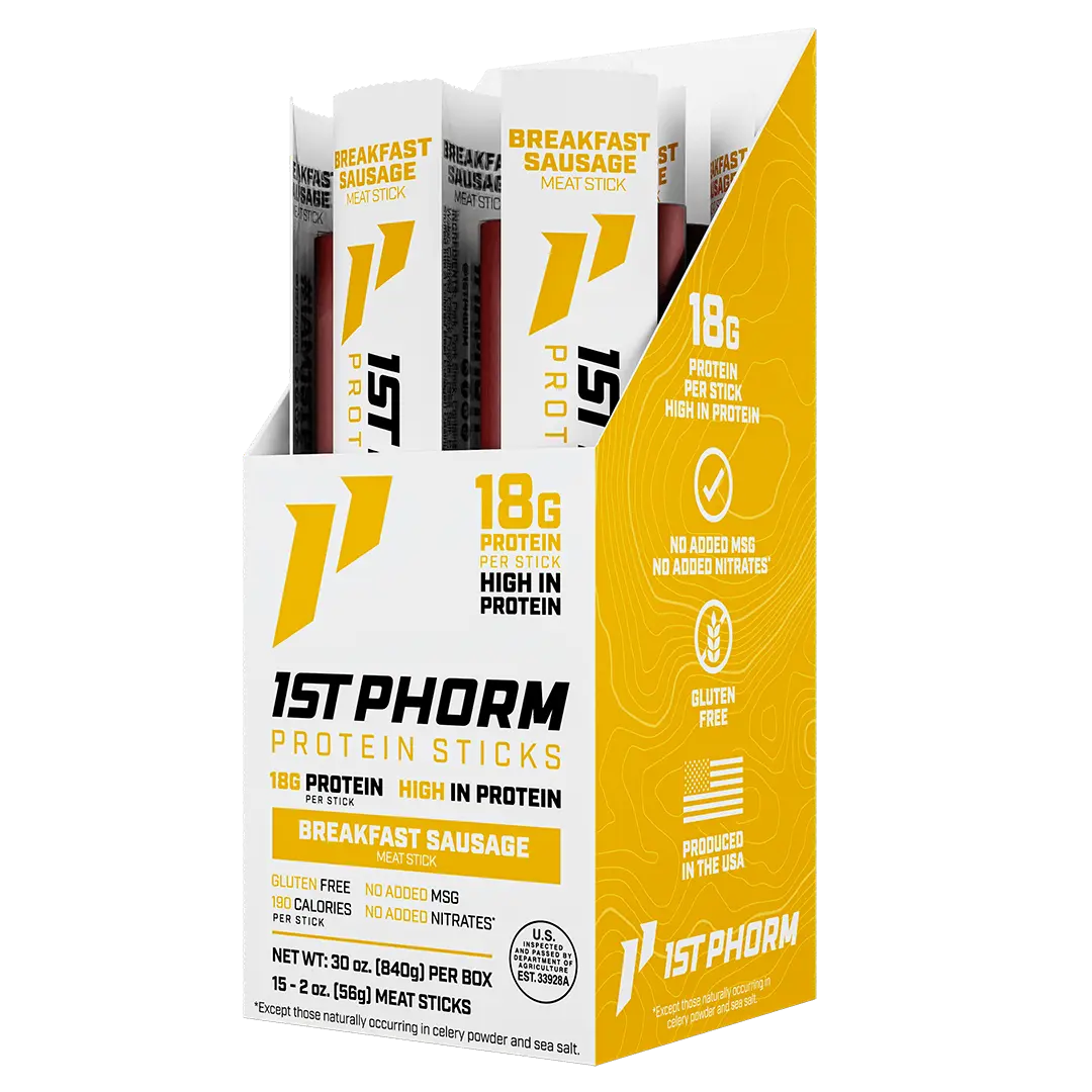 1st Phorm Protein Sticks (15ct) | High-Protein Meat Sticks 1st Phorm Protein Sticks (15ct) | High-Protein Meat Sticks