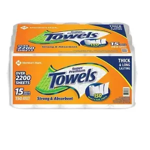 Member's Mark Select & Tear 2-Ply Paper Towel 15 rolls, 150 sheets/roll NEW