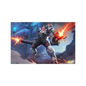 Rivals MVP Judge Jury Executioner Action Hero Matte Poster - Hero Wall Art for Gaming Room Decor, Posters Decoration Print  Artistic Ornaments