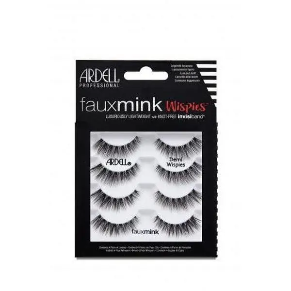 Ardell Fauxmink Lashes, Demi Wispies - 4 Pairs #67508