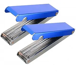 2 Torch Tip Cleaner Set Tools for Cleaning Welding Gadgets Cutting Nozzles Tips, Gas Orifices, Engine Carburetors, Sprinklers, Guitar Nut Needle Files and Shower Heads