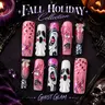 Lovful | Holiday FALLL Collection Handmade Acrylic Press On Nails | 10PCS Reusable | Salon Quality Rhinestone Decorations #SohoChic
