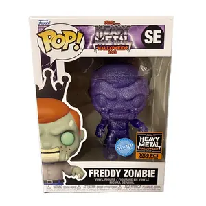 Funko Pop Freddy Zombie Purple Glitter Variant Heavy Metal Halloween Vinyl Figure