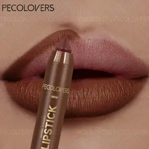 Brown Dark Lipstick Retro Dark Color Lipsticks Long Lasting Matte Waterproof Blue Vampire Color Holloween Party Makeup Maquillaje Lip Pencil